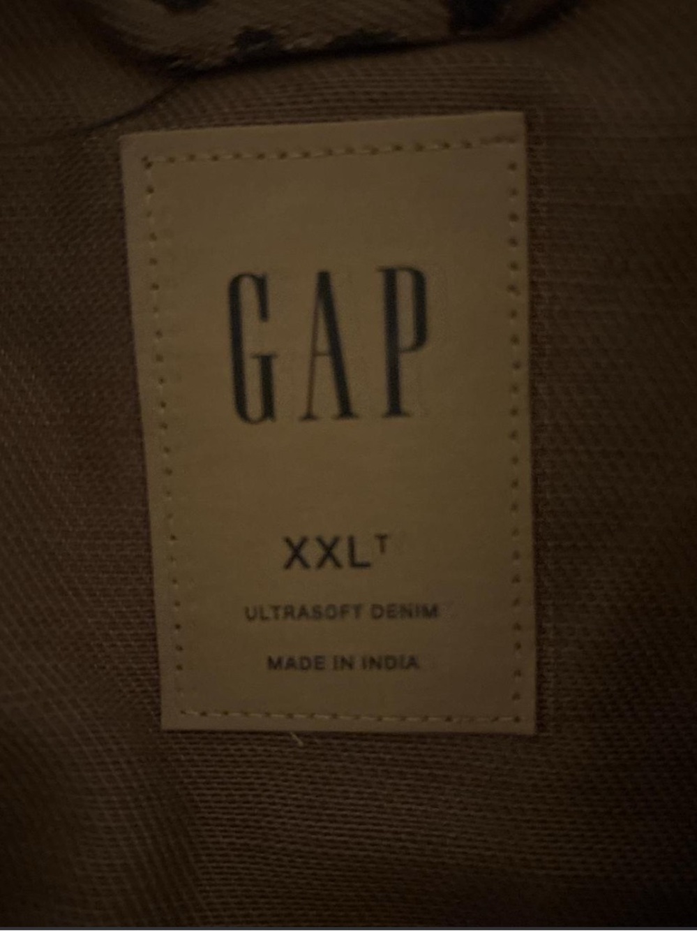 GAP Neutral-Tone Denim Jacket with Label - Picture 2 of 2